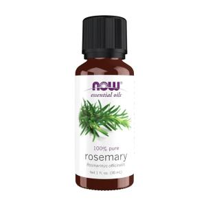 NOW Essential Oils, Rosemary Oil, Purifying Aromatherapy Scent, Steam Distilled, 100% Pure, Vegan, Child Resistant Cap, 1-Ounce(1 Ounce)