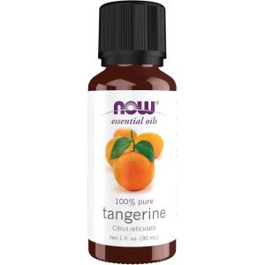 NOW Essential Oils, Tangerine Oil, Cheerful Aromatherapy Scent, Cold Pressed, 100% Pure, Vegan, Child Resistant Cap, 1-Ounce(1 Fl Oz (Pack of 1))