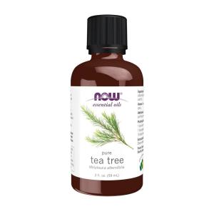 NOW Essential Oils, Tea Tree Oil, Cleansing Aromatherapy Scent, Steam Distilled, 100% Pure, Vegan, Child Resistant Cap, 1-Ounce(2 Fl Oz (Pack of 1))