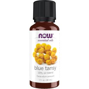 NOW Foods Essential Oils, Blue Tansy Oil Blend, Soothing and Calming with a Sweet and Fresh Aroma, 1-Ounce