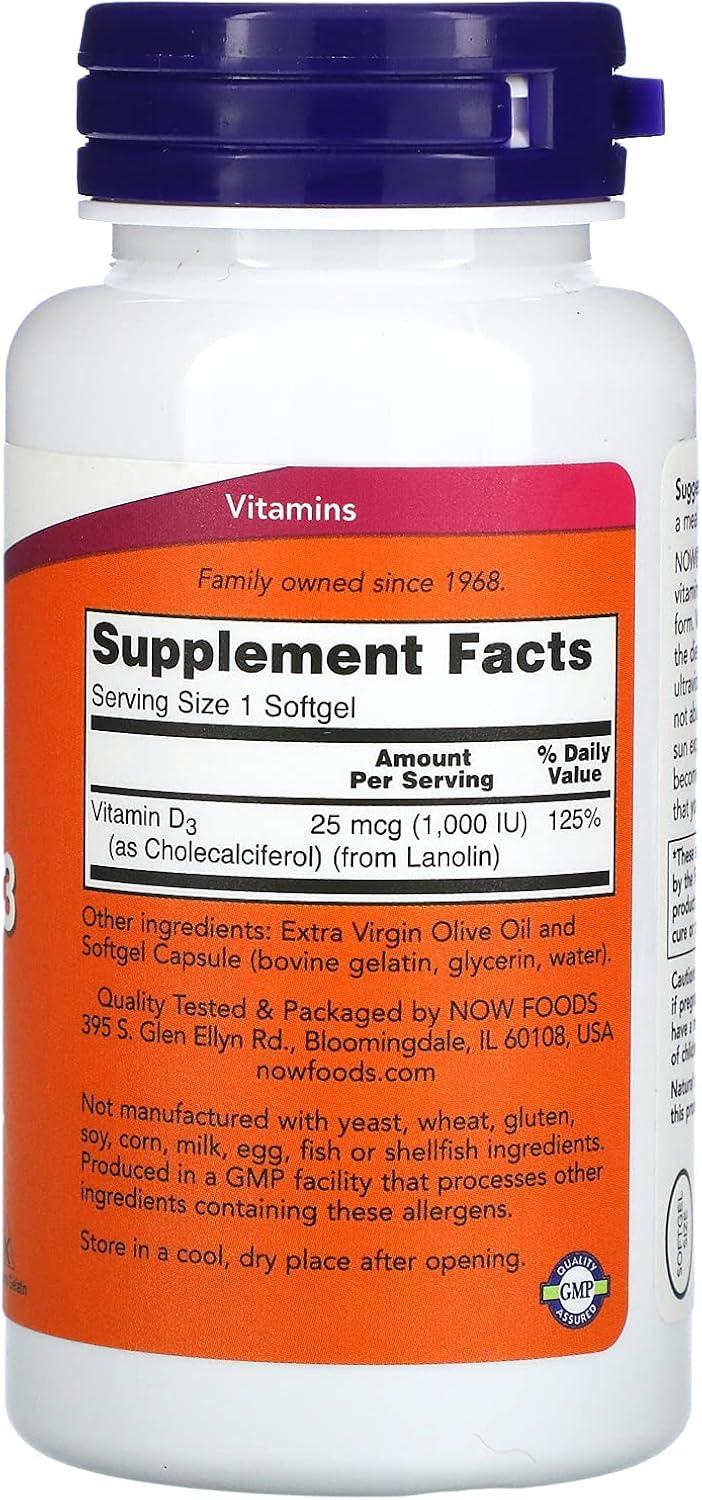 imageNow Foods Vitamin D31000iu 180 softgels 2 PACK360 Count Pack of 1