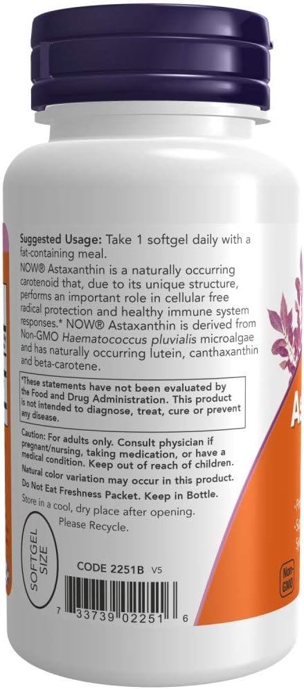 imageNOW Foods Astaxanthin 10mg 60 SoftGels 2 Pack