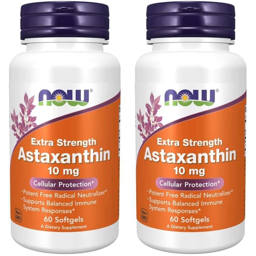 imageNOW Foods Astaxanthin 10mg 60 SoftGels 2 Pack